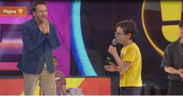 Daniel Fuenzalida se emocionó con talentoso hijo de participante de 'Ahora Caigo': 