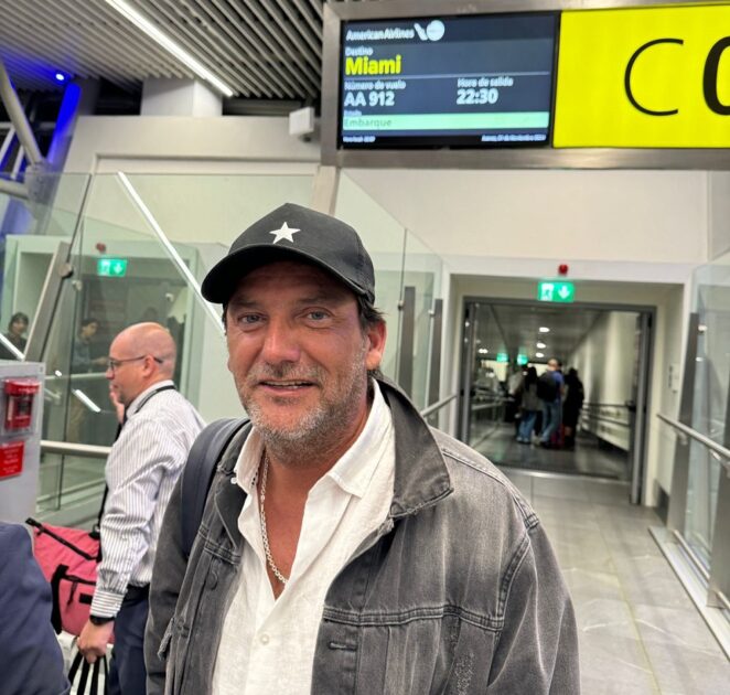 Daniel Fuenzalida viajó a Miami para asistir a los Premios Martín Fierro Latino 2024