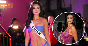 Emilia Dides desfiló en traje de baño y vestido de gala en Miss Universo