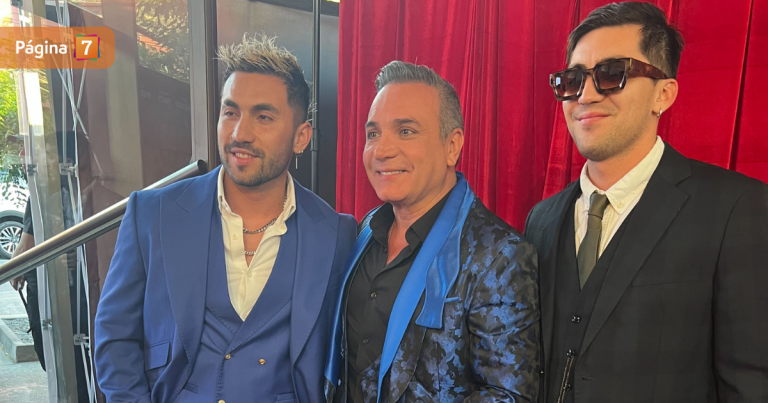 Premios Cordillera 2024: Luis Jara orgulloso al desfilar con sus hijos en la alfombra roja