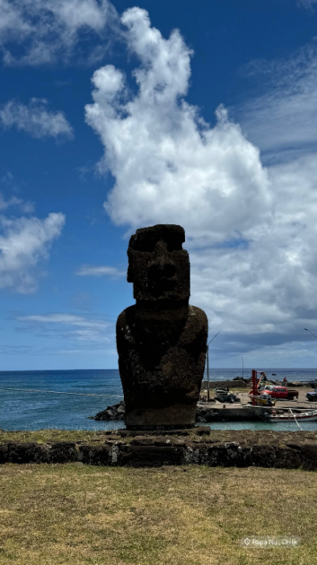 Macarena Pizarro y Humberto Sichel compartieron postales de sus soñadas vacaciones en Rapa Nui