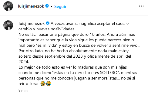 Luis Jiménez enfrenta las críticas tras encuentro con Martina Orrego y revela reacción de sus hijas