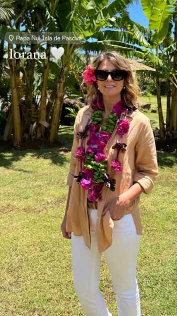 Macarena Pizarro y Humberto Sichel compartieron postales de sus soñadas vacaciones en Rapa Nui