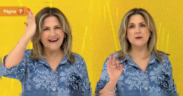Michelle Adam vivió singular fail en Tu Día: hizo inesperada advertencia a sus compañeros de matinal