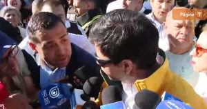 El minuto de furia de alcalde Rodolfo Carter con periodista de CHV