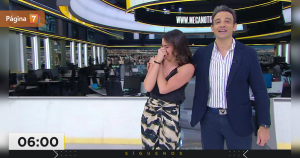 Gonzalo Ramírez dejó evidencia gracioso chascarro que Natasha Kennard sufrió detrás de cámara