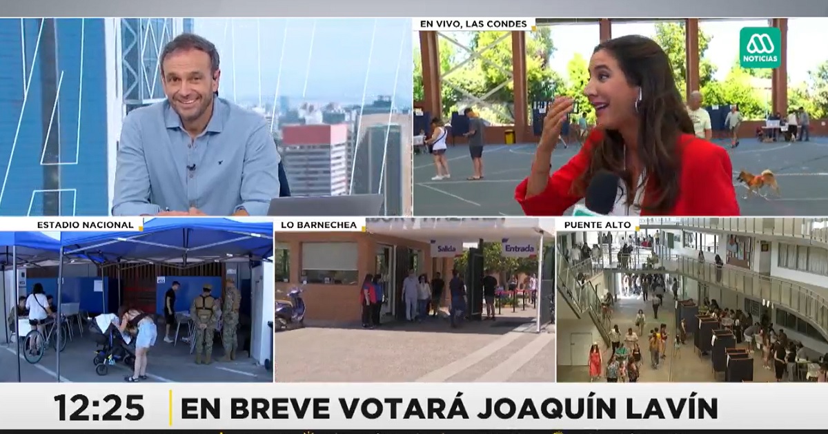 Periodista de Mega protagonizó incómodo momento con hija de Joaquín Lavín