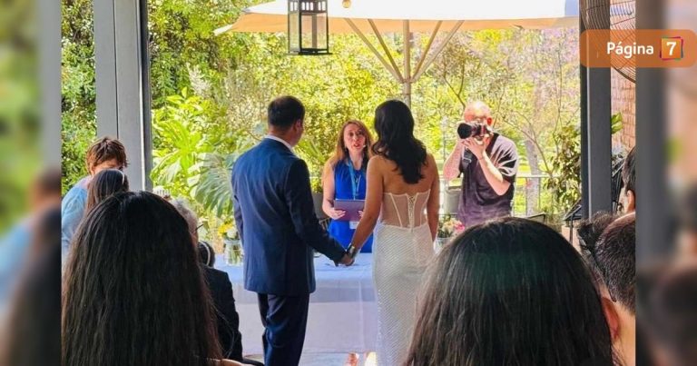 Periodista y rostro de Mega se casó este fin de semana: 