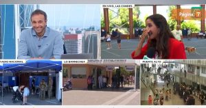 Periodista de Mega sufrió incómodo momento con hija de Joaquín Lavín que es vocal de mesa