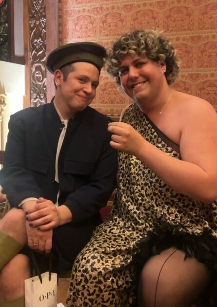 Simón de la Costa y diseñador Santiago Artemis