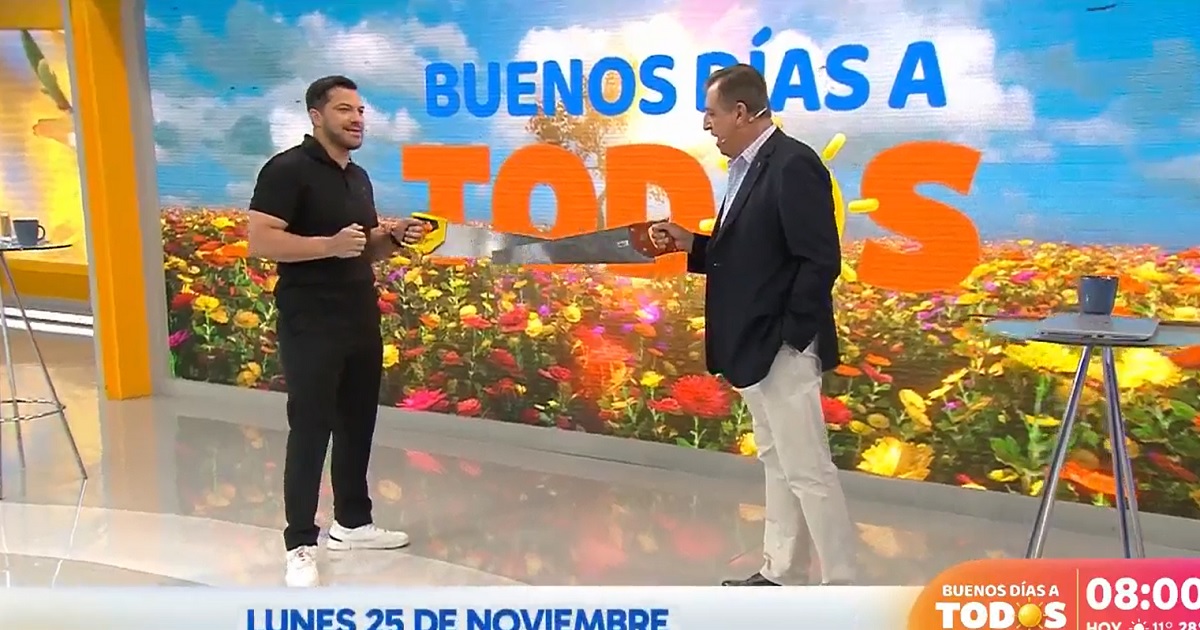 Simón Oliveros e Iván Torres en el Buenos días a todos
