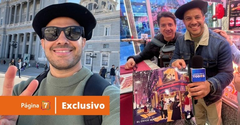 Simón Oliveros se topó con recordada artista en viaje a España por el matinal de TVN: 