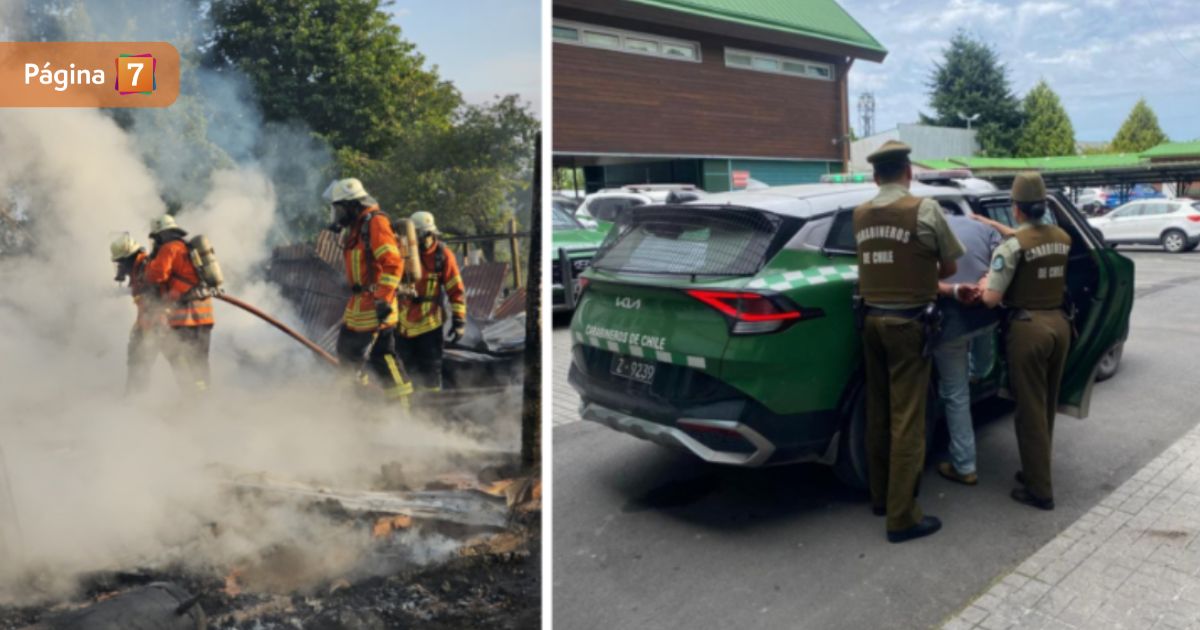 Horror en Villarrica hombre asesinó a su suegra y agredió a su esposa tras incendiar vivienda