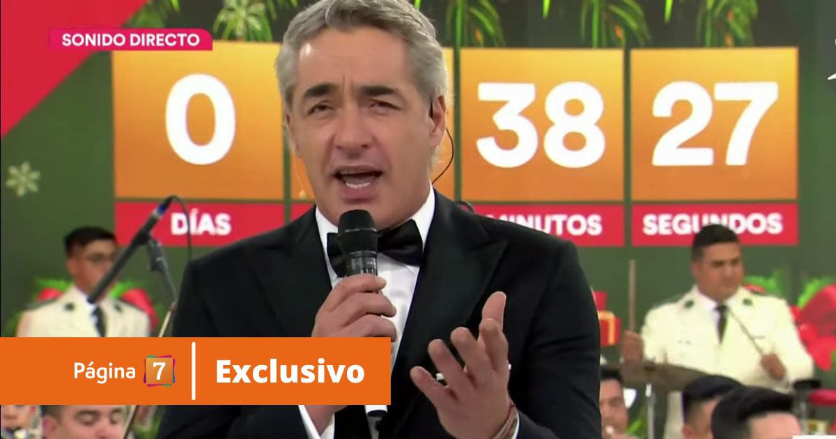 José Luis Repenning canta junto al orfeón de Carabineros