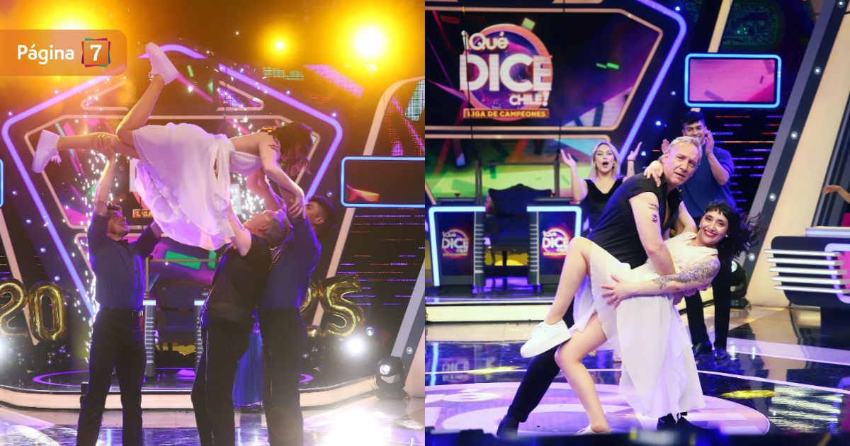 Martín Cárcamo y productora sorprendieron con atrevido baile en Qué dice Chile: sacaron aplausos