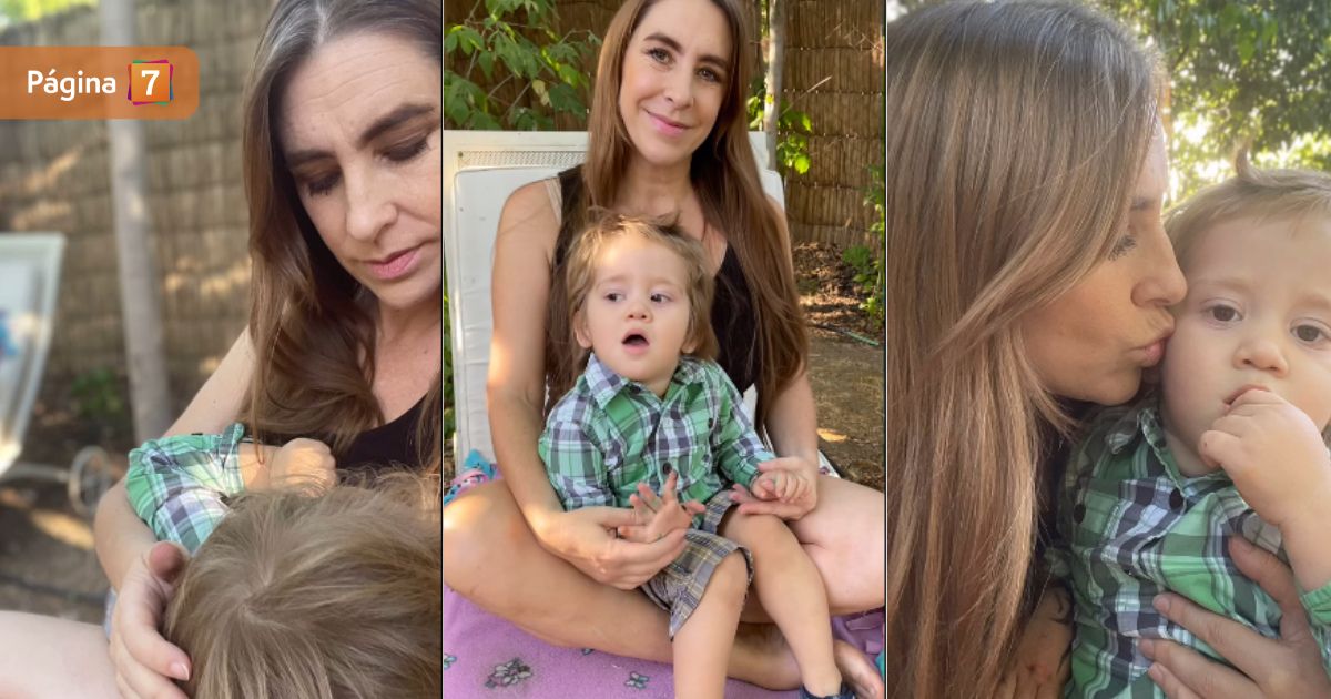 Paty López festejó los dos años de su hijo Río: “Soy la mujer más feliz del universo”
