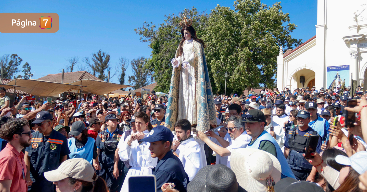 postales de la peregrinación a Lo Vásquez
