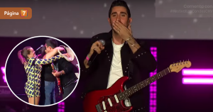 Álex Ubago cumplió sueño de una fan y la besó en Las Condes actriz de Detrás del muró se coló