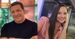 La peculiar foto con que Julio césar Rodríguez le dio la bienvenida a Andrea Aristegui al matinal