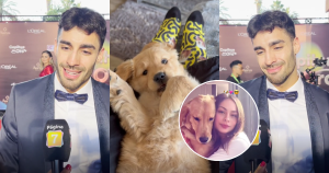 Jorge Aldoney por su perrita con Skarleth diana