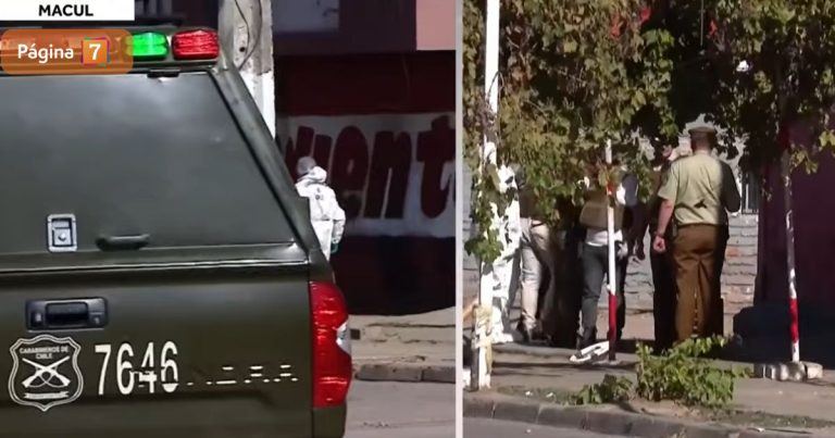 Balacera en Macul dejó dos muertos y varios heridos: carabineros incautó armas de fuego