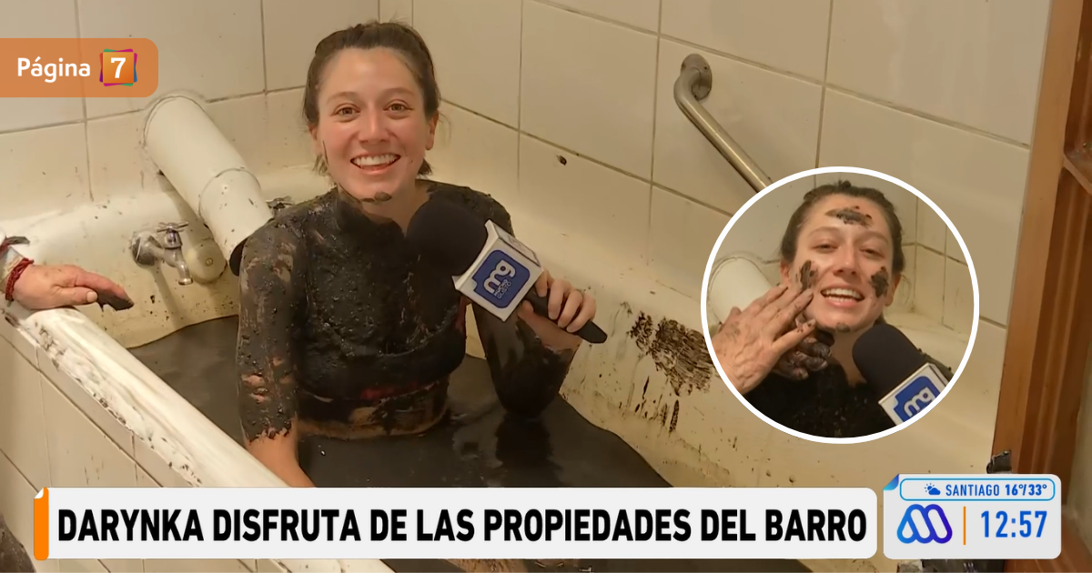 Darynka Marcic volvió a sorprender con inesperado despacho: "Nos metimos al baño de barro"