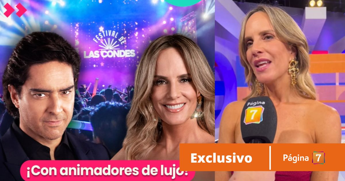 Diana Bolocco se prepara junto a Cristián Riquelme para el Festival de Las Condes