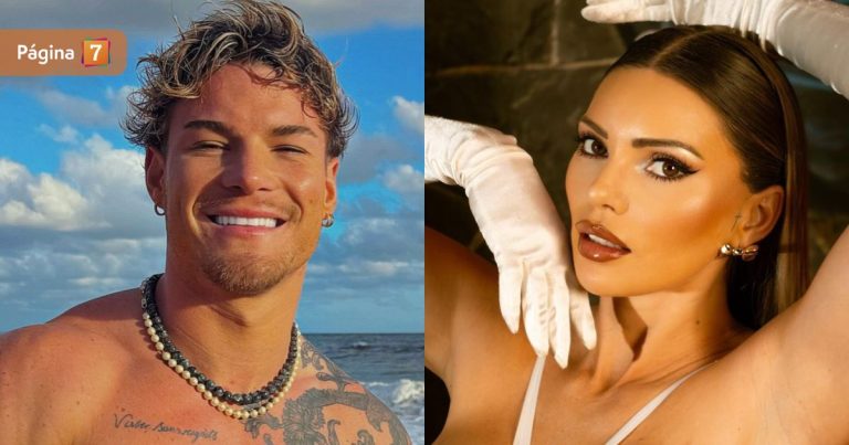 Con romántica pose: Faloon Larraguibel y Raimundo Cerda compartieron la primera foto juntos