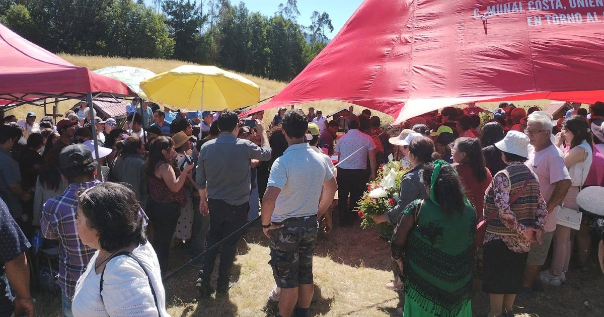 El emotivo funeral que familia Marileo Mera, víctimas de la tragedia en Bahía Mansa