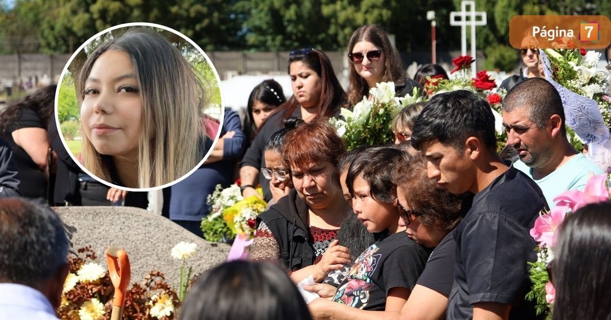 Funeral de Mónica Hernández, una de las víctimas fatales del naufragio en Bahía Mansa