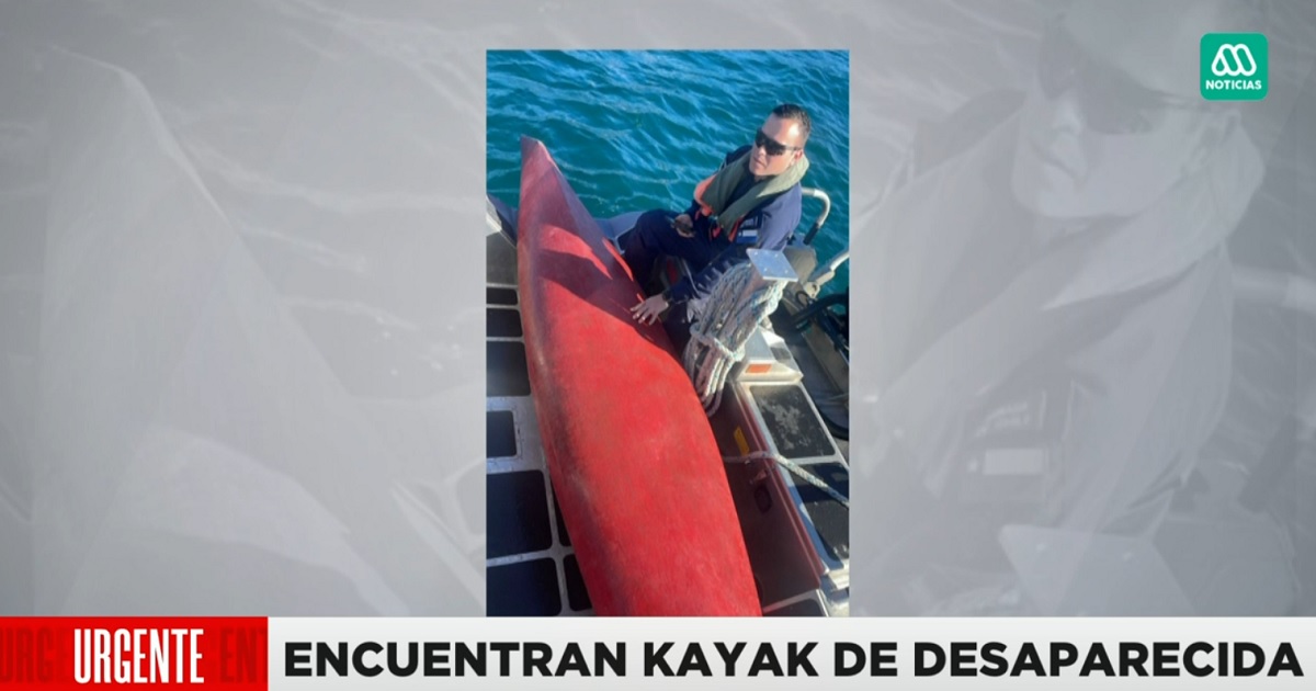 Hallan kayak de joven de 23 años desaparecida en Lago Villarrica