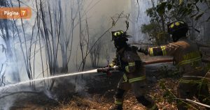 incendio san javier alerta roja