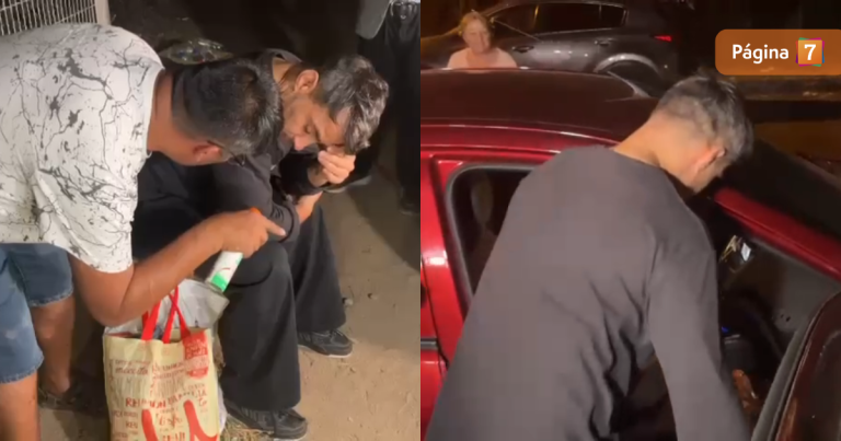 Hombre que trasladó a Jorge Valdivia tras quedar solo fuera de la cárcel: 