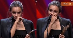 María Gracia Omegna se quebró en Premios Caleuche: recordó 