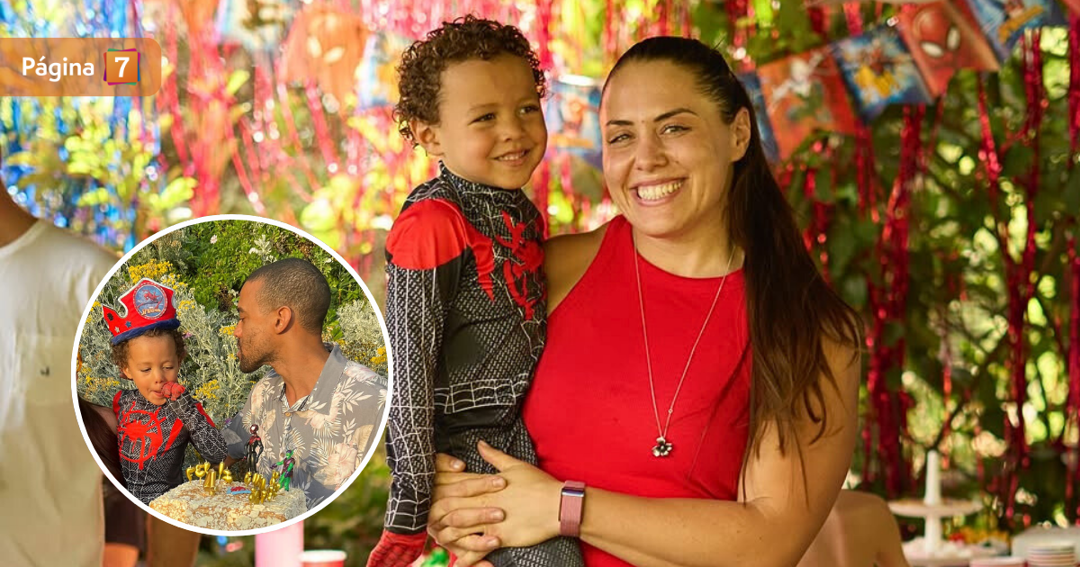 Natalia Duco celebró el cumpleaños de su hijo Luciano