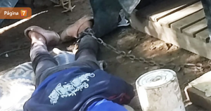 rescatan a mujer con Síndrome de Down encadenada