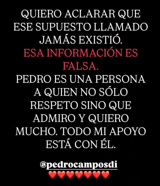 Simón Pesutic refutó llamado de Pedro Campos por supuesta declaración de su madre: "Estoy con él"