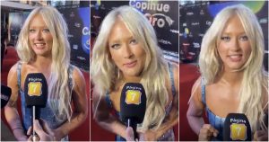 Vesta Lugg llegó a los Copihue de Oro con integrante de Tomás Va a Morir: “Mucho más que amigos”