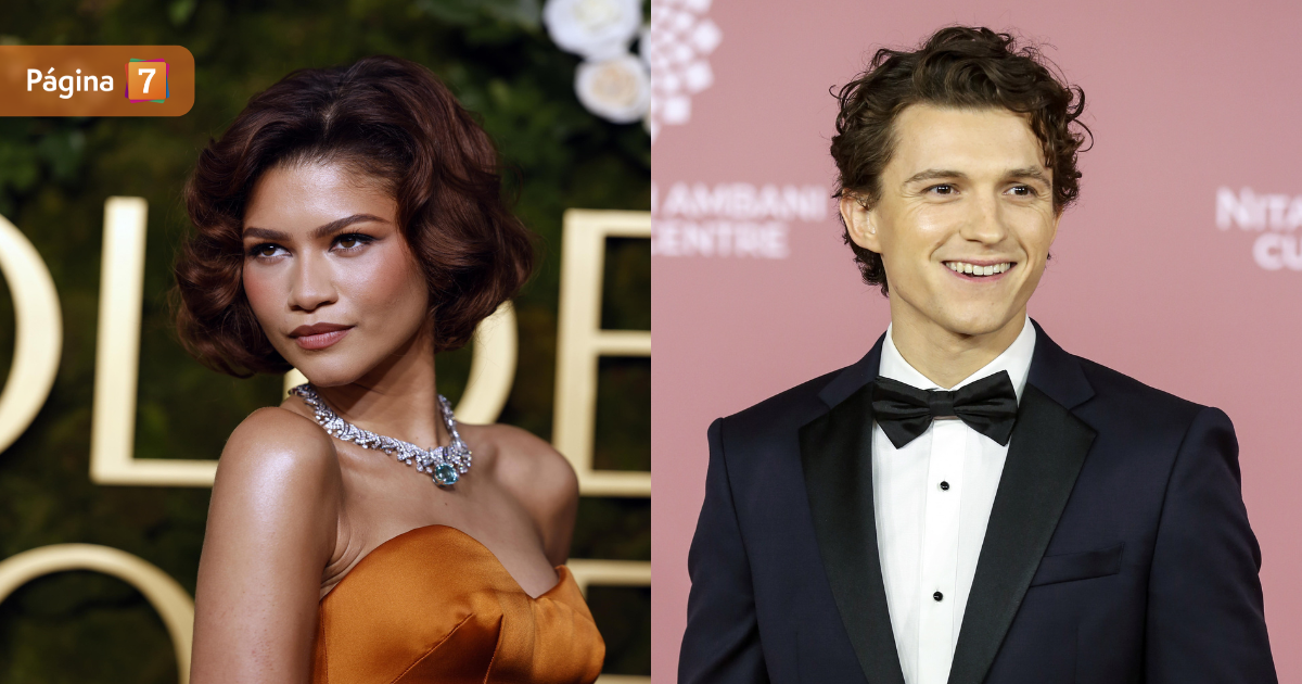 Zendaya desata rumores de compromiso con Tom Holland por anillo que lució en los Globos de Oro 2025
