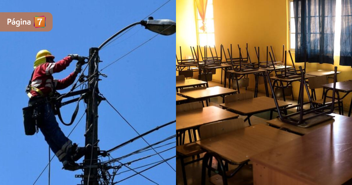 Anuncian suspensión de clases en regiones perjudicadas por corte de luz revisa las zonas afectadas