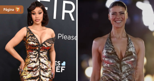 Cardi B sorprendió en los Grammy al lucir mismo vestido que usó Tonka en Viña: la chilena reaccionó