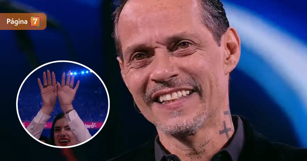 Esposa de Marc Anthony, Nadia Ferreira, lo acompañó en Viña y hasta pidió Gaviota