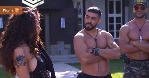 Llegada de expareja de jugador de Palabra de Honor generó tenso cruce entre Josué Bernal y Agostini