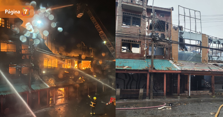 Megaincendio en Ancud: revelan causa del siniestro que afectó a 300 personas y quemó 60 locales
