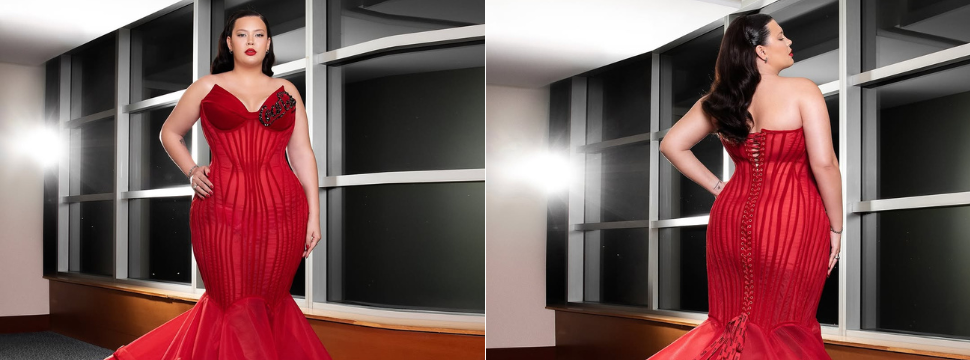 Michelle Carvalho en la Gala de Viña