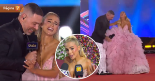 "Se me cayó todo": Guarén pidió ayuda a Neme para caminar por la alfombra roja de la Gala de Viña