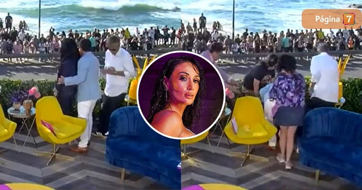 Pamela Díaz sufrió caída en Hay que decirlo
