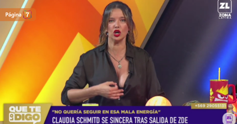 Claudia Schmidt arremete contra director de Zona de Estrellas: lo acusó de hacer bullying