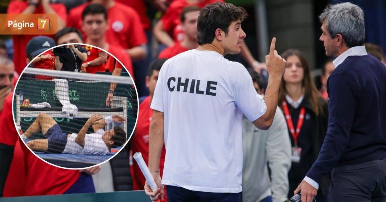 Polémica en Copa Davis: Cristian Garín fue agredido por tenista belga y es descalificado