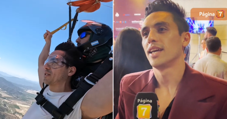 Esaú en el aire: actor de 'Nuevo Amores de Mercado' contó su experiencia lanzándose en paracaídas